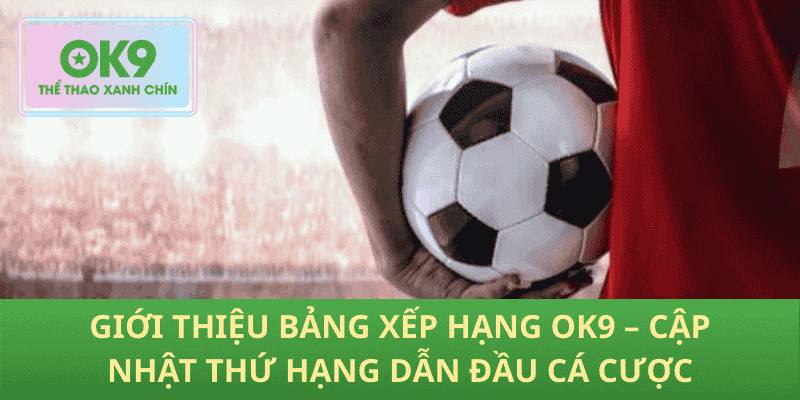 Giới Thiệu Bảng Xếp Hạng OK9 – Cập Nhật Thứ Hạng Dẫn Đầu Cá Cược