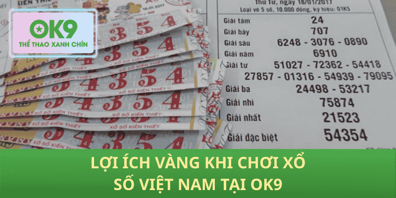 Lợi Ích Vàng Khi Chơi Xổ Số Việt Nam Tại OK9