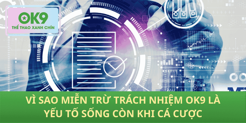 Vì sao miễn trừ trách nhiệm OK9 là yếu tố sống còn khi cá cược
